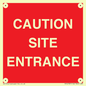 PR12787: CAUTION SITE ENTRANCE