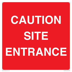 PR12787: CAUTION SITE ENTRANCE
