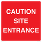 PR12787: CAUTION SITE ENTRANCE
