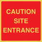 PR12787: CAUTION SITE ENTRANCE