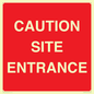 PR12787: CAUTION SITE ENTRANCE