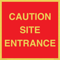 PR12787: CAUTION SITE ENTRANCE