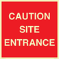 PR12787: CAUTION SITE ENTRANCE