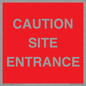 PR12787: CAUTION SITE ENTRANCE