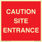 PR12787: CAUTION SITE ENTRANCE