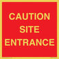PR12787: CAUTION SITE ENTRANCE