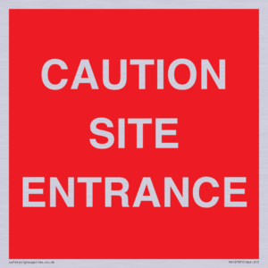 PR12787: CAUTION SITE ENTRANCE