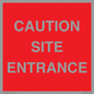 PR12787: CAUTION SITE ENTRANCE