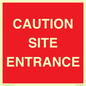 PR12787: CAUTION SITE ENTRANCE