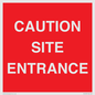 PR12787: CAUTION SITE ENTRANCE