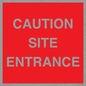 PR12787: CAUTION SITE ENTRANCE