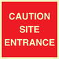PR12787: CAUTION SITE ENTRANCE