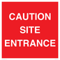 PR12787: CAUTION SITE ENTRANCE
