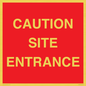 PR12787: CAUTION SITE ENTRANCE