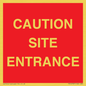 PR12787: CAUTION SITE ENTRANCE