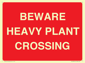 PR12789: BEWARE HEAVY PLANT CROSSING