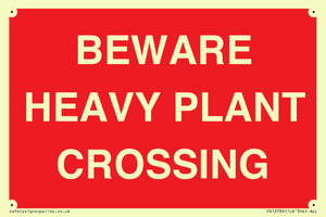 PR12789: BEWARE HEAVY PLANT CROSSING