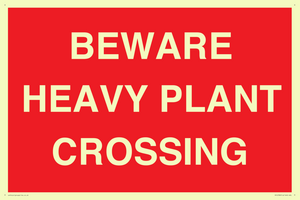 PR12789: BEWARE HEAVY PLANT CROSSING
