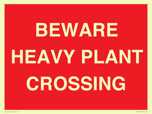 PR12789: BEWARE HEAVY PLANT CROSSING