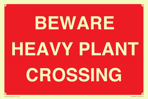 PR12789: BEWARE HEAVY PLANT CROSSING