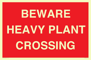 PR12789: BEWARE HEAVY PLANT CROSSING
