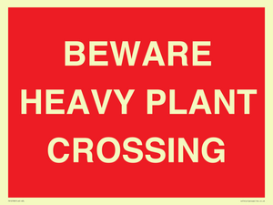 PR12789: BEWARE HEAVY PLANT CROSSING