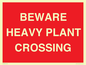 PR12789: BEWARE HEAVY PLANT CROSSING