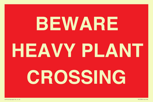 PR12789: BEWARE HEAVY PLANT CROSSING
