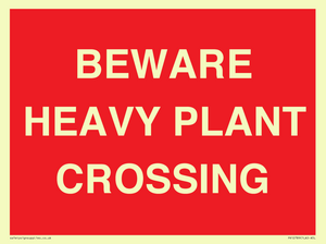 PR12789: BEWARE HEAVY PLANT CROSSING