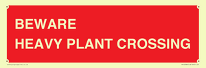 PR12789: BEWARE HEAVY PLANT CROSSING