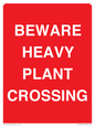 PR12789: BEWARE HEAVY PLANT CROSSING