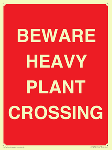 PR12789: BEWARE HEAVY PLANT CROSSING