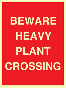 PR12789: BEWARE HEAVY PLANT CROSSING