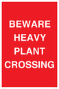 PR12789: BEWARE HEAVY PLANT CROSSING