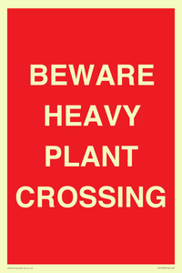 PR12789: BEWARE HEAVY PLANT CROSSING