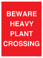 PR12789: BEWARE HEAVY PLANT CROSSING