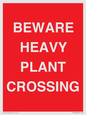 PR12789: BEWARE HEAVY PLANT CROSSING