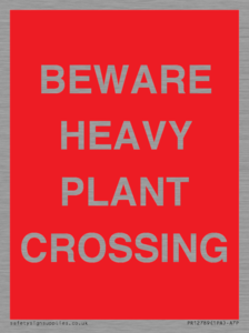 PR12789: BEWARE HEAVY PLANT CROSSING