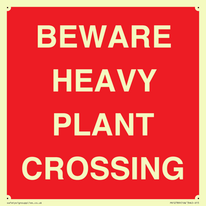 PR12789: BEWARE HEAVY PLANT CROSSING