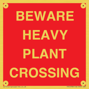 PR12789: BEWARE HEAVY PLANT CROSSING