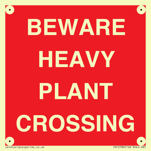 PR12789: BEWARE HEAVY PLANT CROSSING