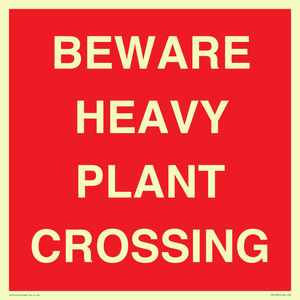 PR12789: BEWARE HEAVY PLANT CROSSING