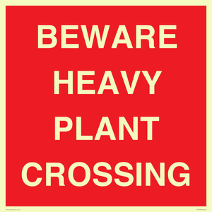 PR12789: BEWARE HEAVY PLANT CROSSING