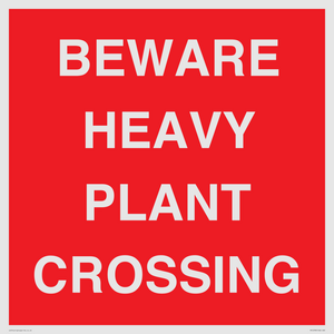 PR12789: BEWARE HEAVY PLANT CROSSING