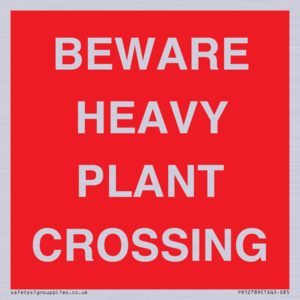 PR12789: BEWARE HEAVY PLANT CROSSING