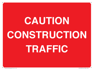 PR12793: CAUTION CONSTRUCTION TRAFFIC