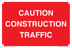 PR12793: CAUTION CONSTRUCTION TRAFFIC