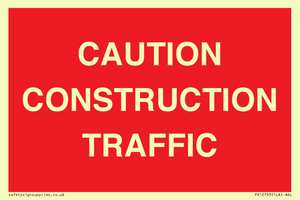 PR12793: CAUTION CONSTRUCTION TRAFFIC