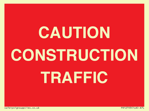 PR12793: CAUTION CONSTRUCTION TRAFFIC