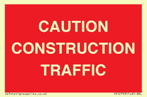 PR12793: CAUTION CONSTRUCTION TRAFFIC